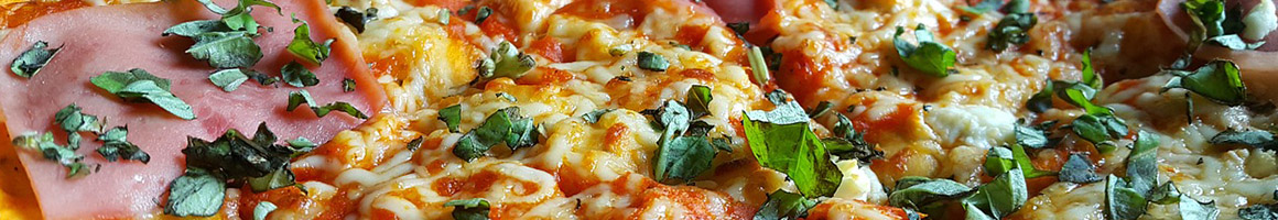 Eating Pizza at Pizzeria Posto restaurant in Rhinebeck, NY.